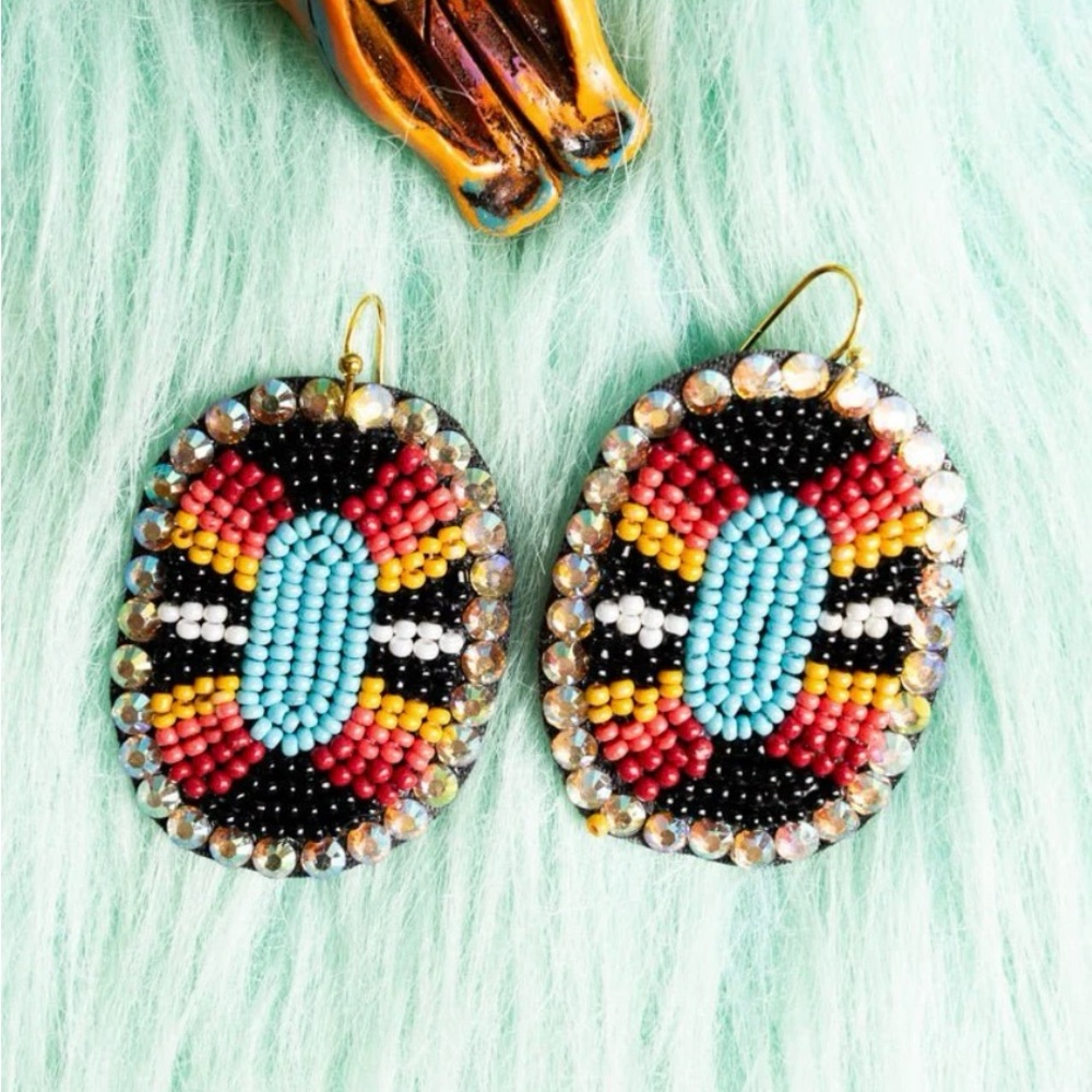 Colorful Beaded Earrings